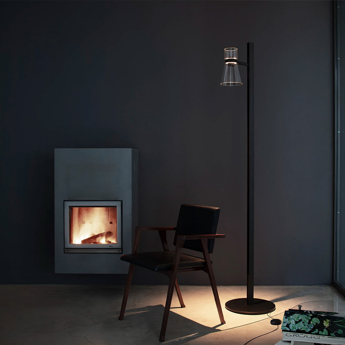 Flos Nocturne Cone Piantana