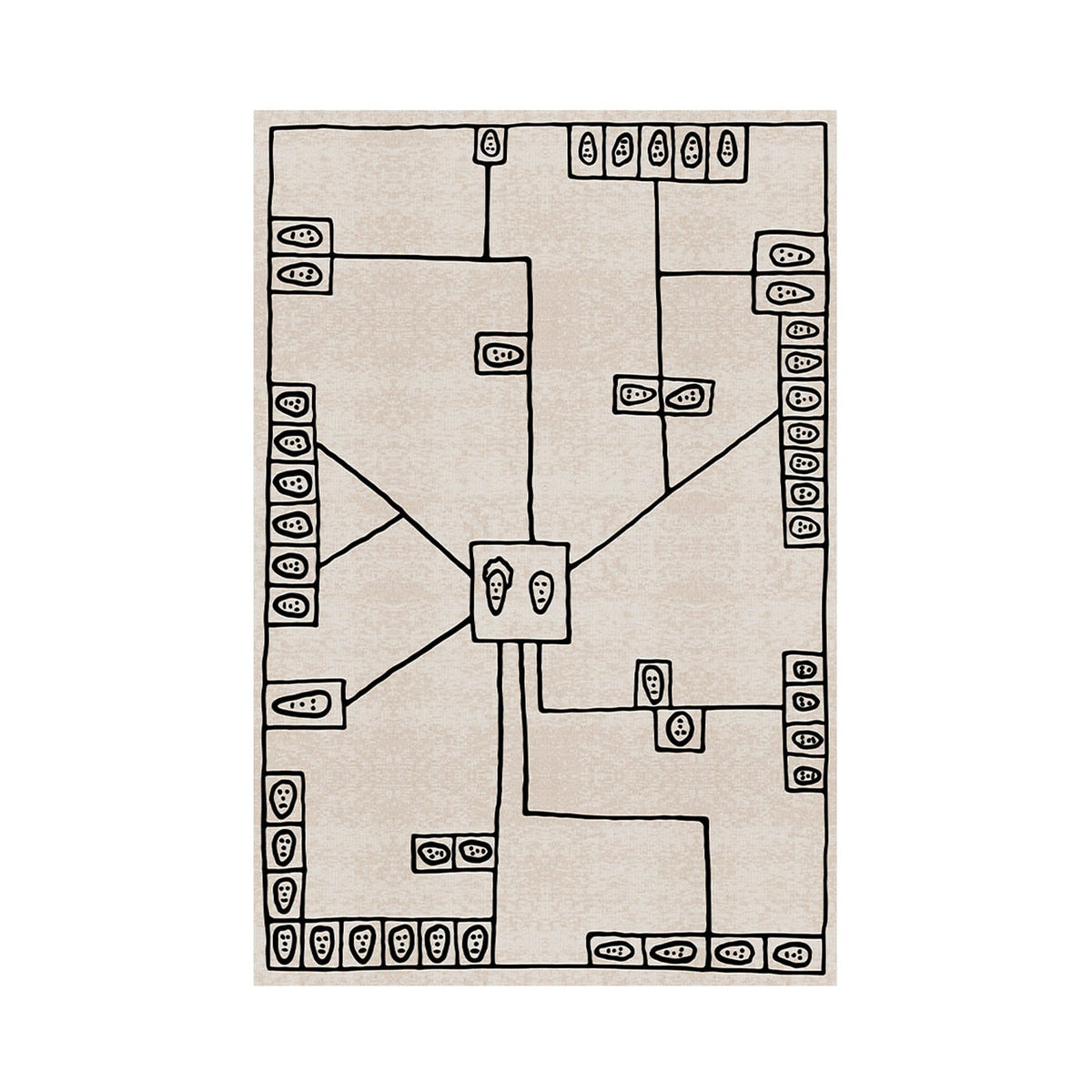 Qeeboo Map Tappeto