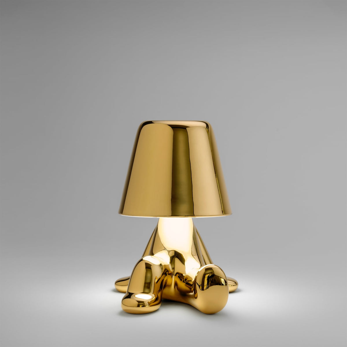 Qeeboo Golden Brothers Lampada ricaricabile