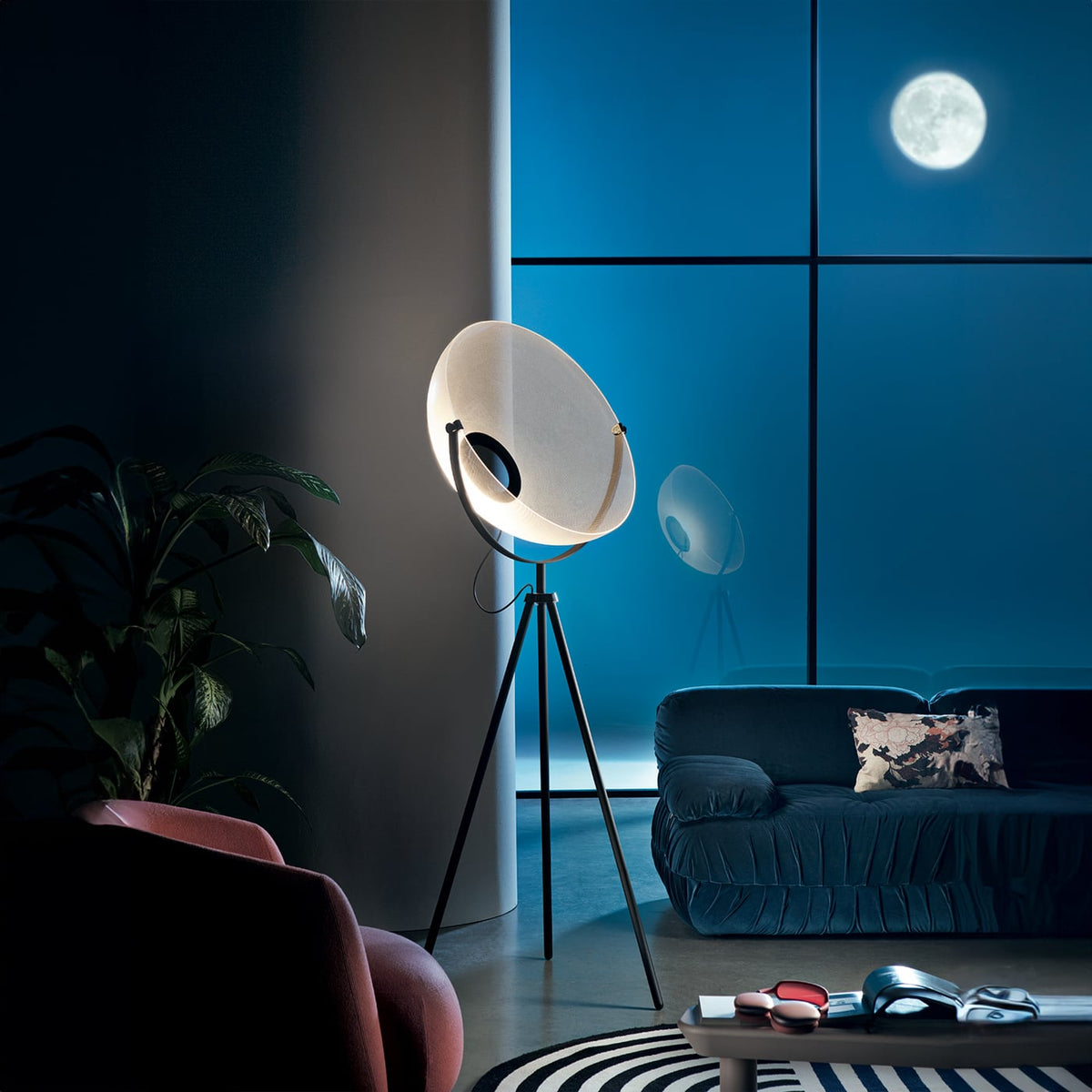 Stilnovo Demì Moon Piantana