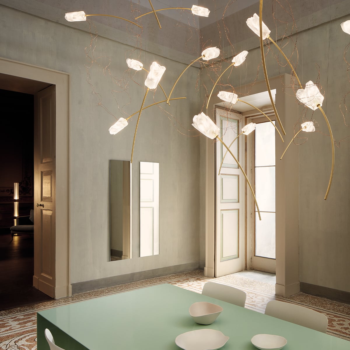Slamp Tulip 14 Free standing Sospensione