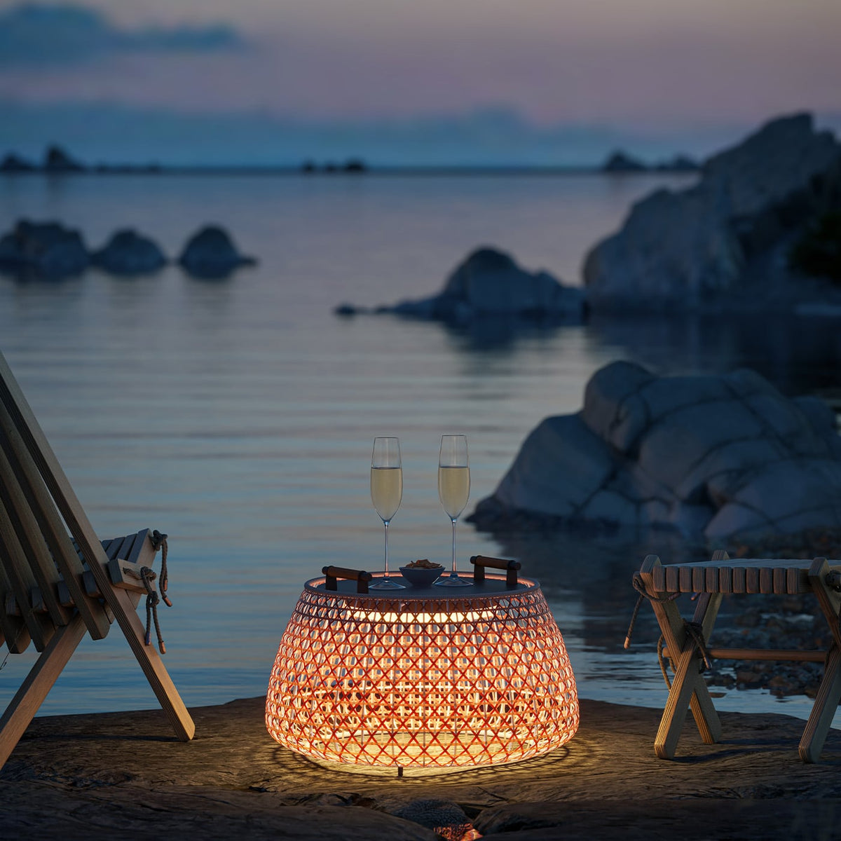 Bover Nans Bag Tavolino LED Outdoor
