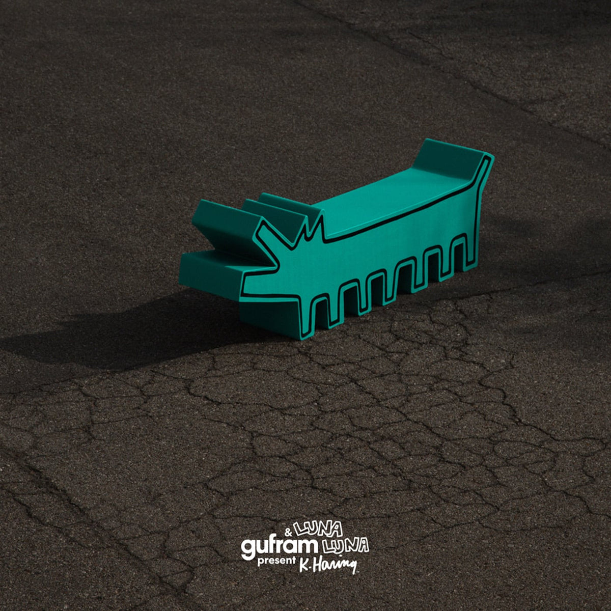 Gufram x Luna Luna | Green Dog Seat