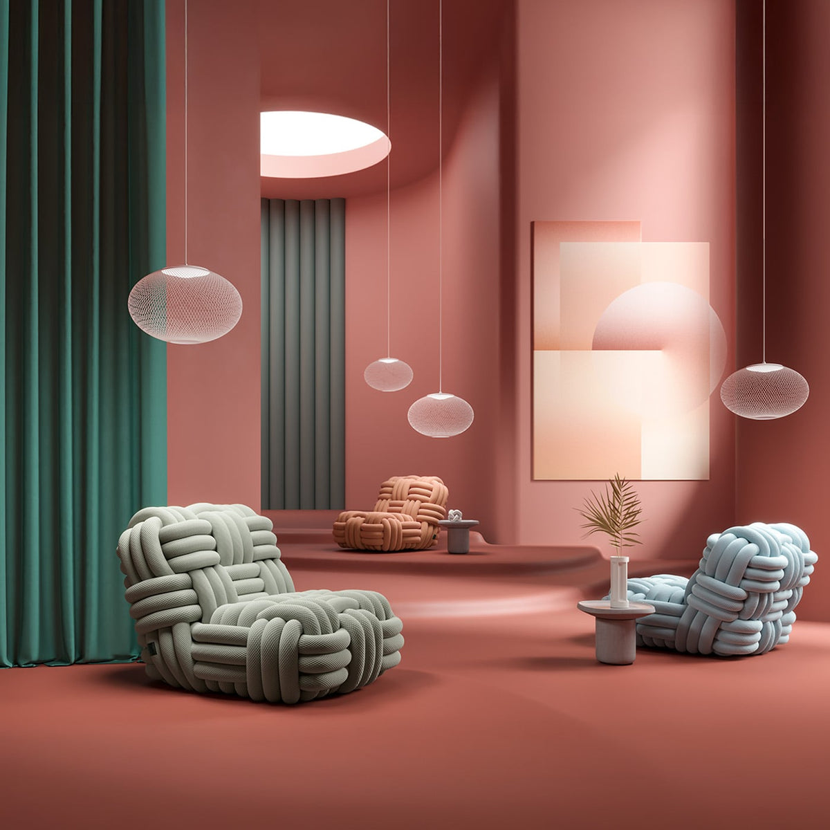 Moooi Knitty Lounge Chair