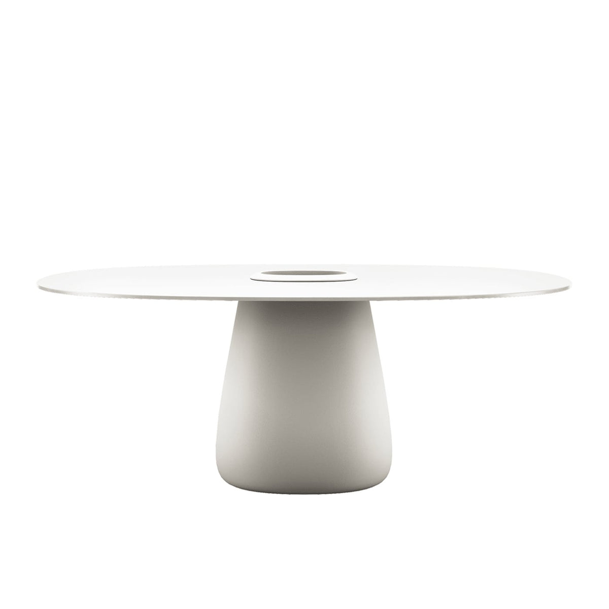 Qeeboo Cobble Tavolo ovale in HPL con secchiello