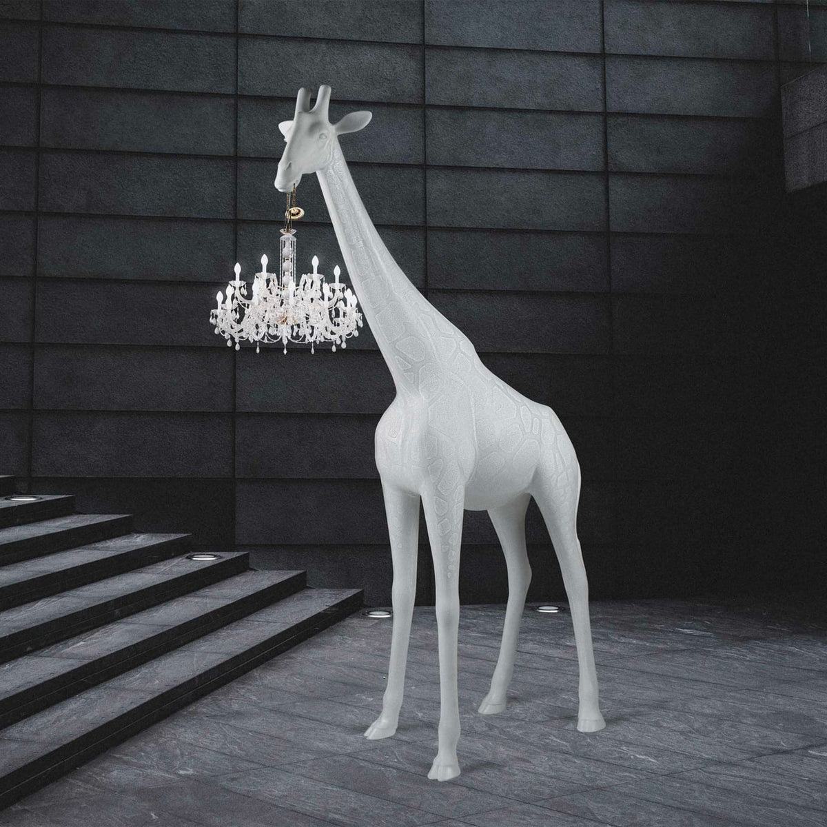 Qeeboo Giraffe in Love XL Indoor Lampada in fibra di vetro
