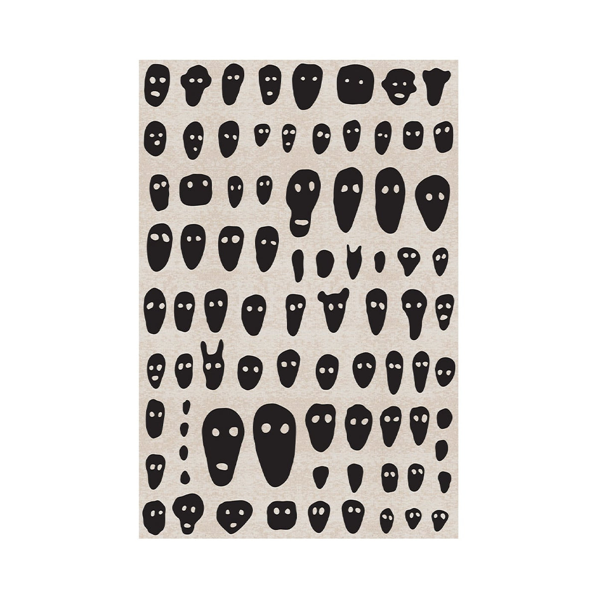 Qeeboo Stencils Tappeto