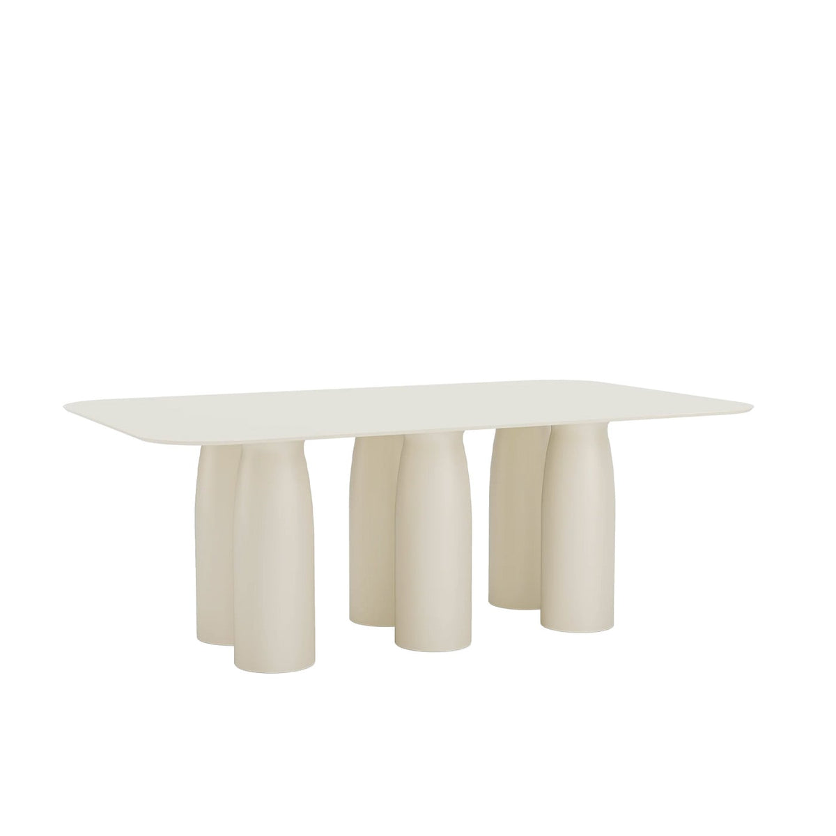 Qeeboo Toto Rectangular Tavolo in polietilene