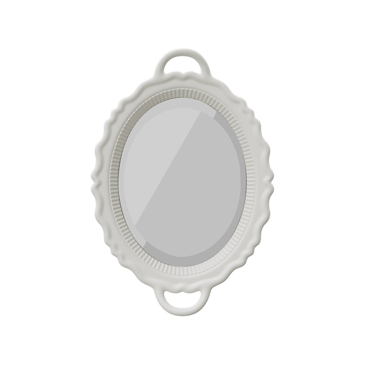 Qeeboo Plateau Miroir Specchio con cornice