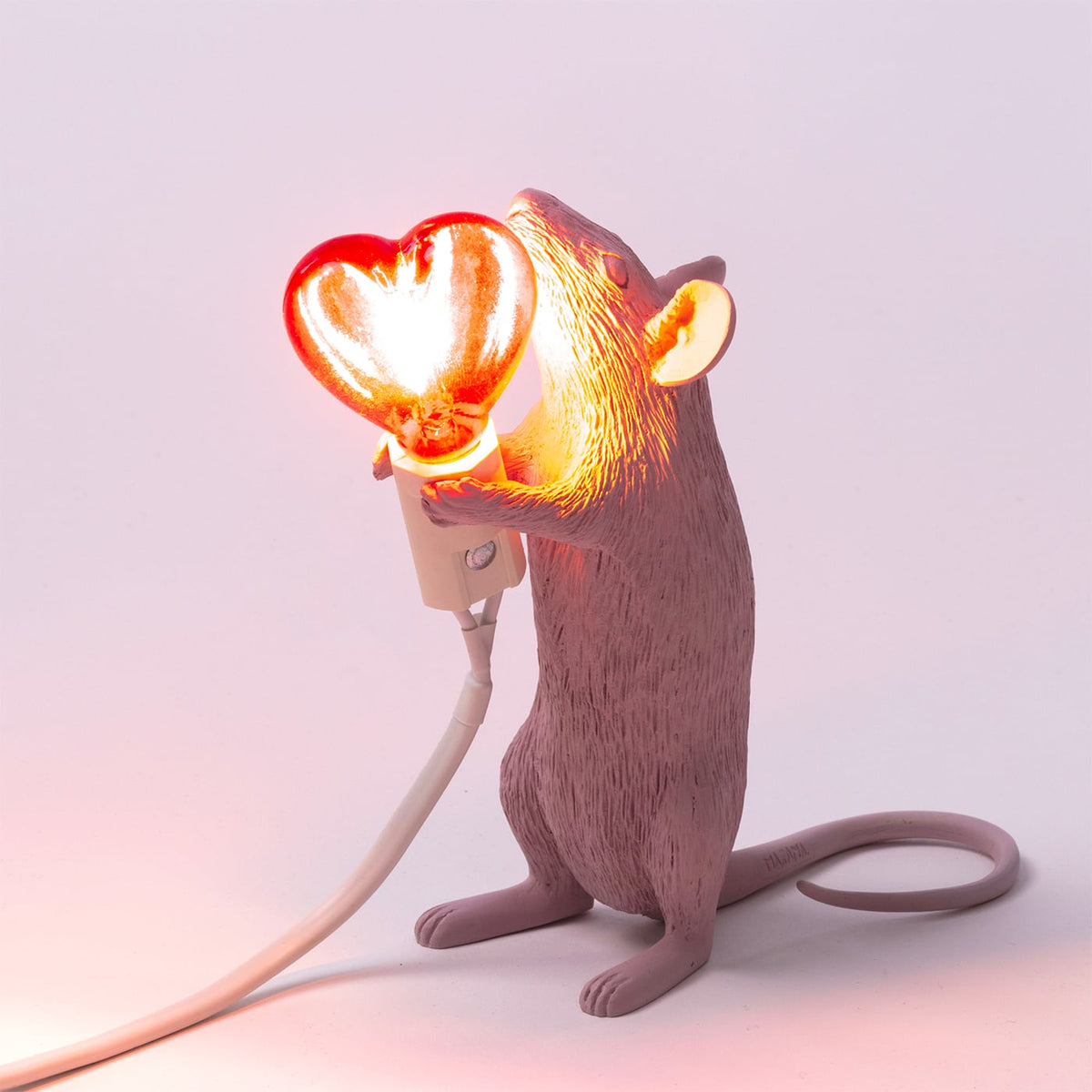 Seletti Mouse Step Love Lampada da tavolo