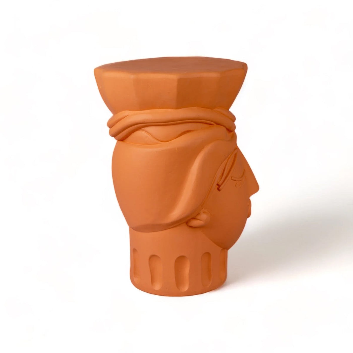 Seletti Magna Graecia Terracotta Stool Man Sgabello/Tavolino