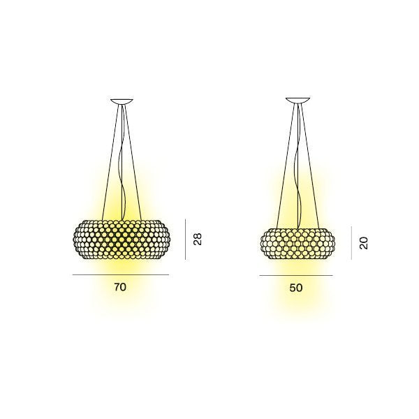 Foscarini Caboche Plus Sospensione